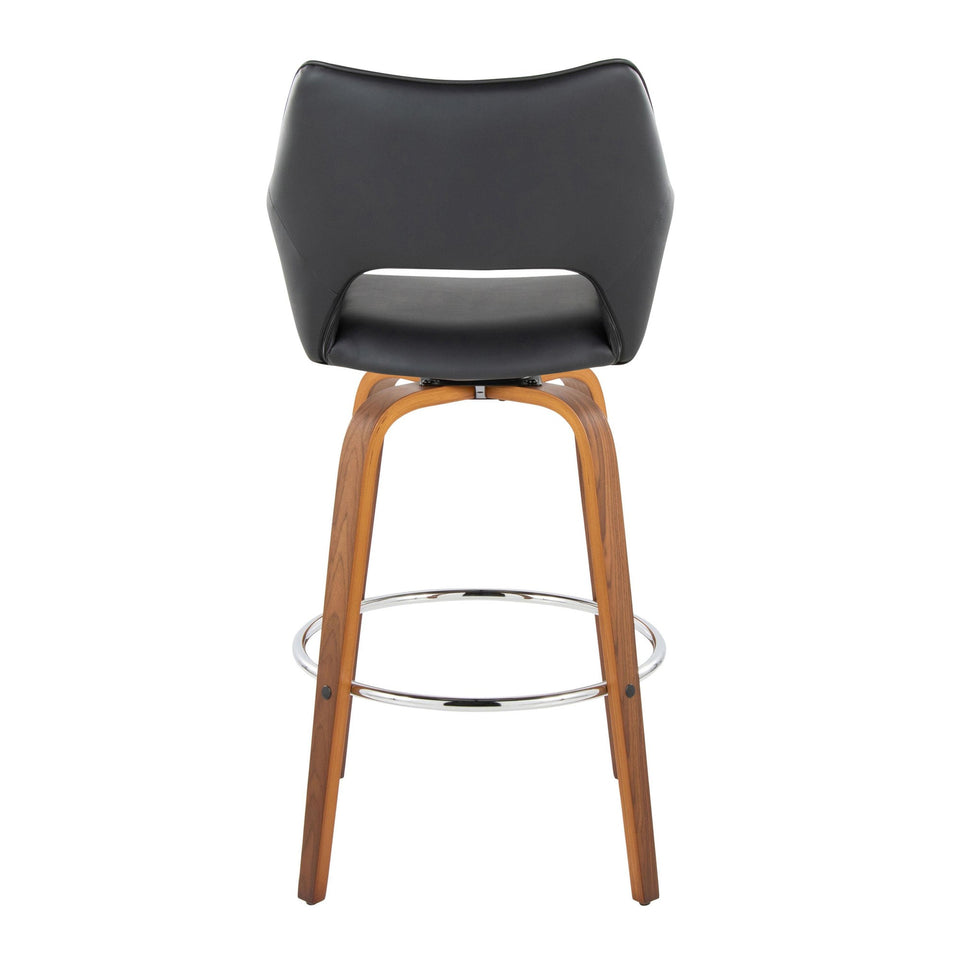 Mustang 30" Fixed-Height Xl Barstool - Set of 2