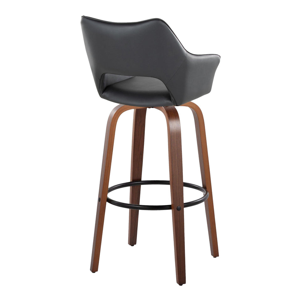 Mustang 30" Fixed-Height Barstool - Set of 2