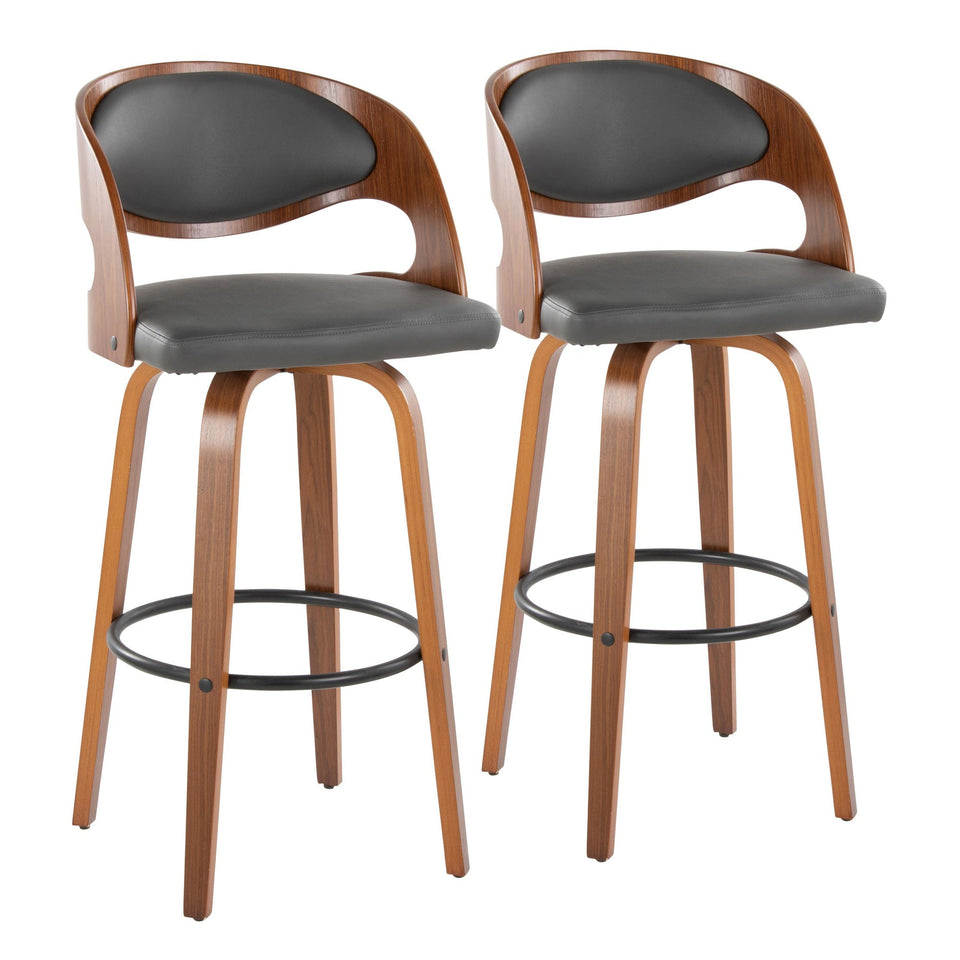 Pino 30" Fixed-Height Barstool - Set of 2