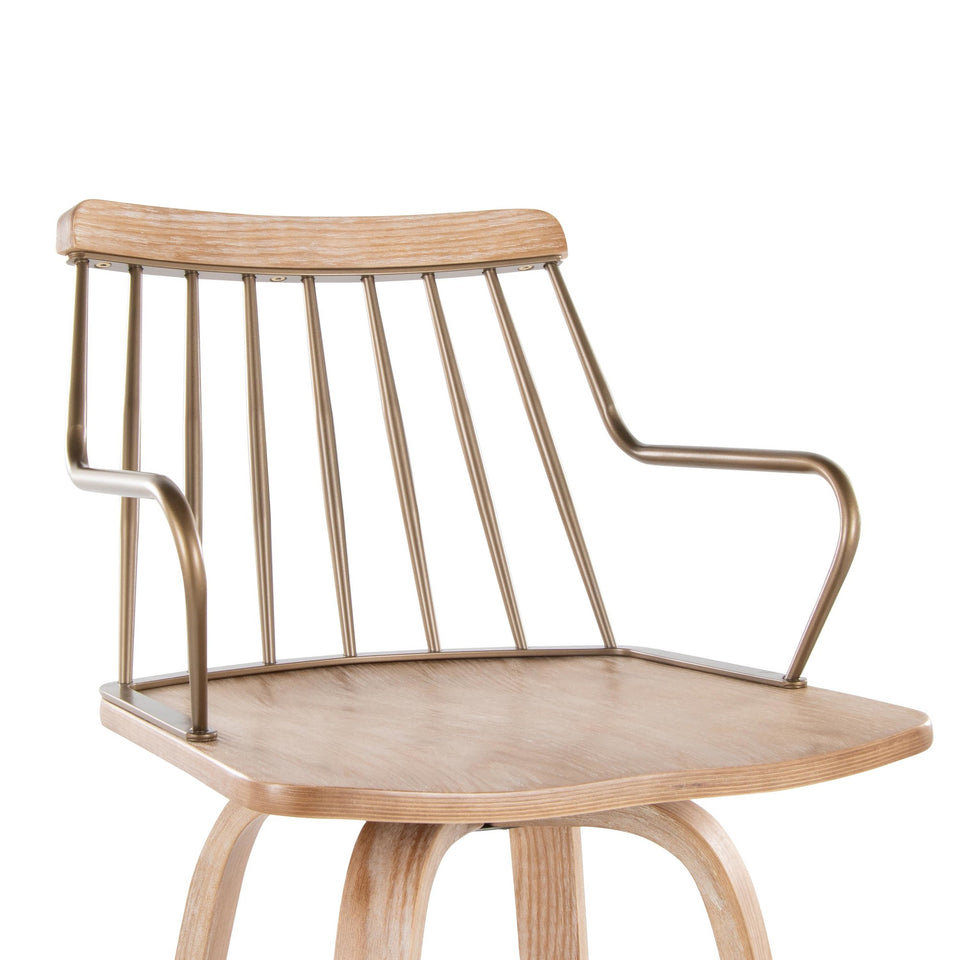 Preston 30" Fixed-Height Barstool
