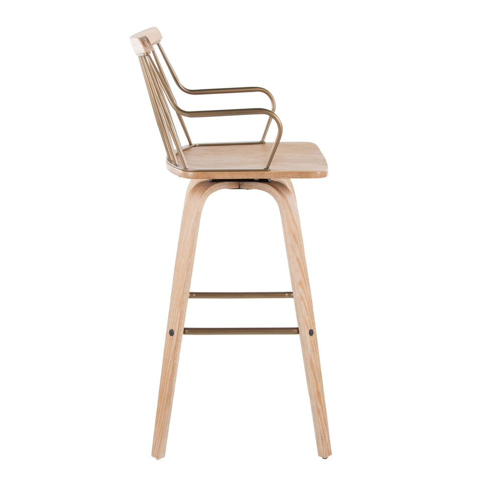 Preston 30" Fixed-Height Barstool