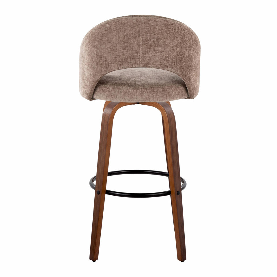 Renee Upholstered 30" Fixed-Height Barstool - Set of 2