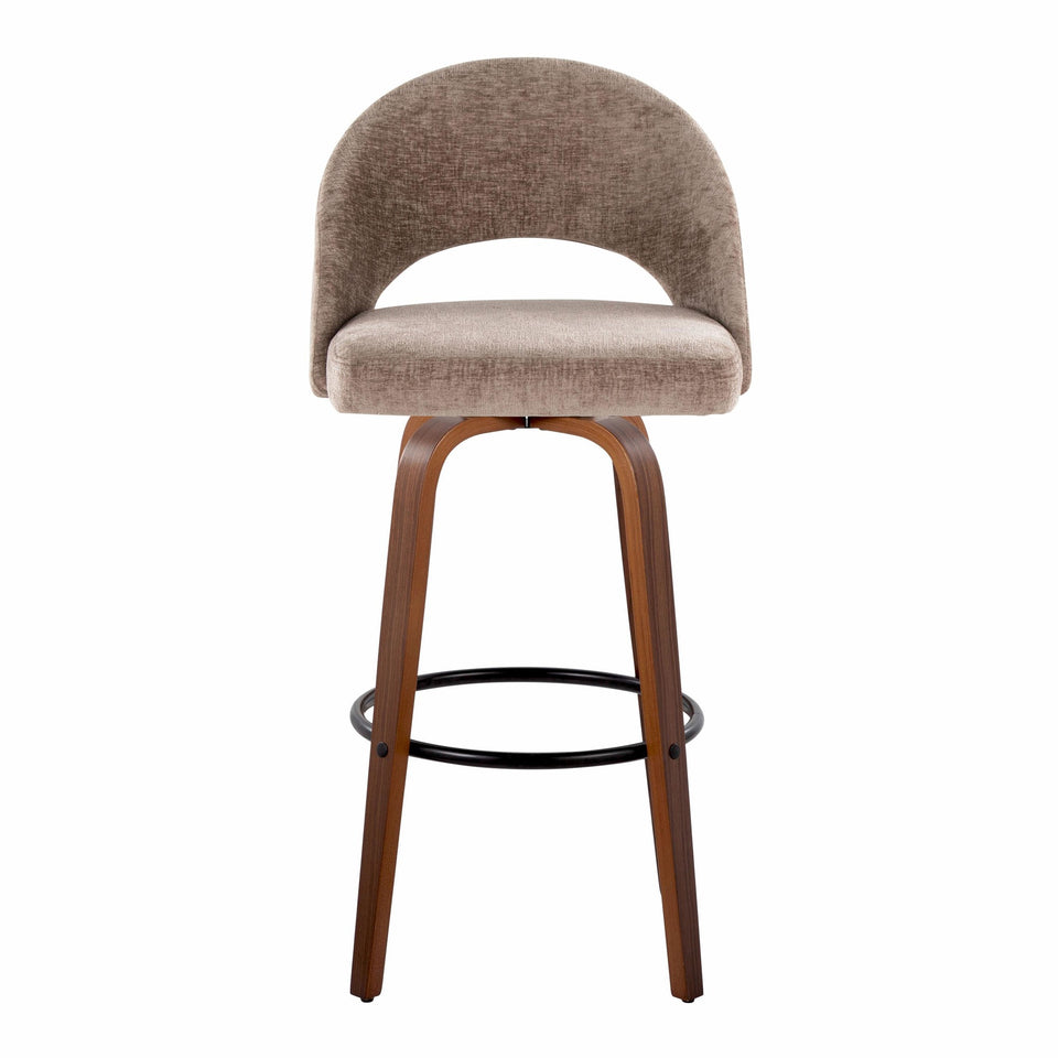 Renee Upholstered 30" Fixed-Height Barstool - Set of 2