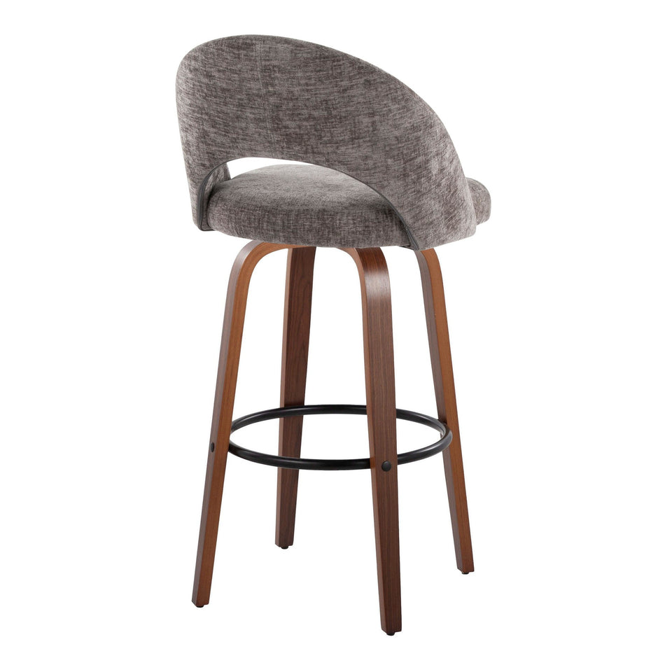 Renee Upholstered 30" Fixed-Height Barstool - Set of 2