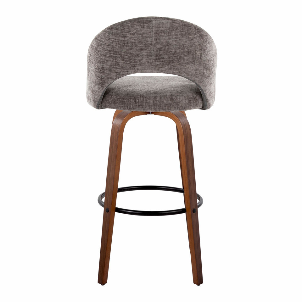 Renee Upholstered 30" Fixed-Height Barstool - Set of 2