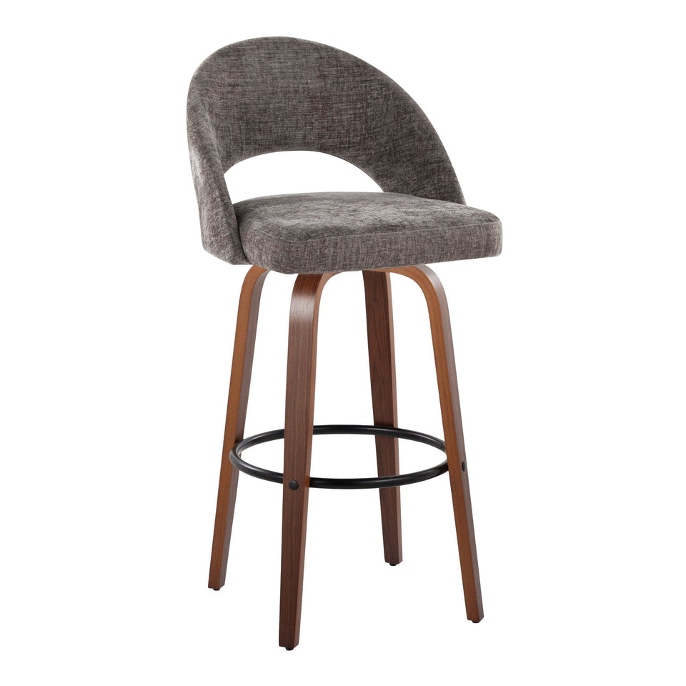 Renee Upholstered 30" Fixed-Height Barstool - Set of 2