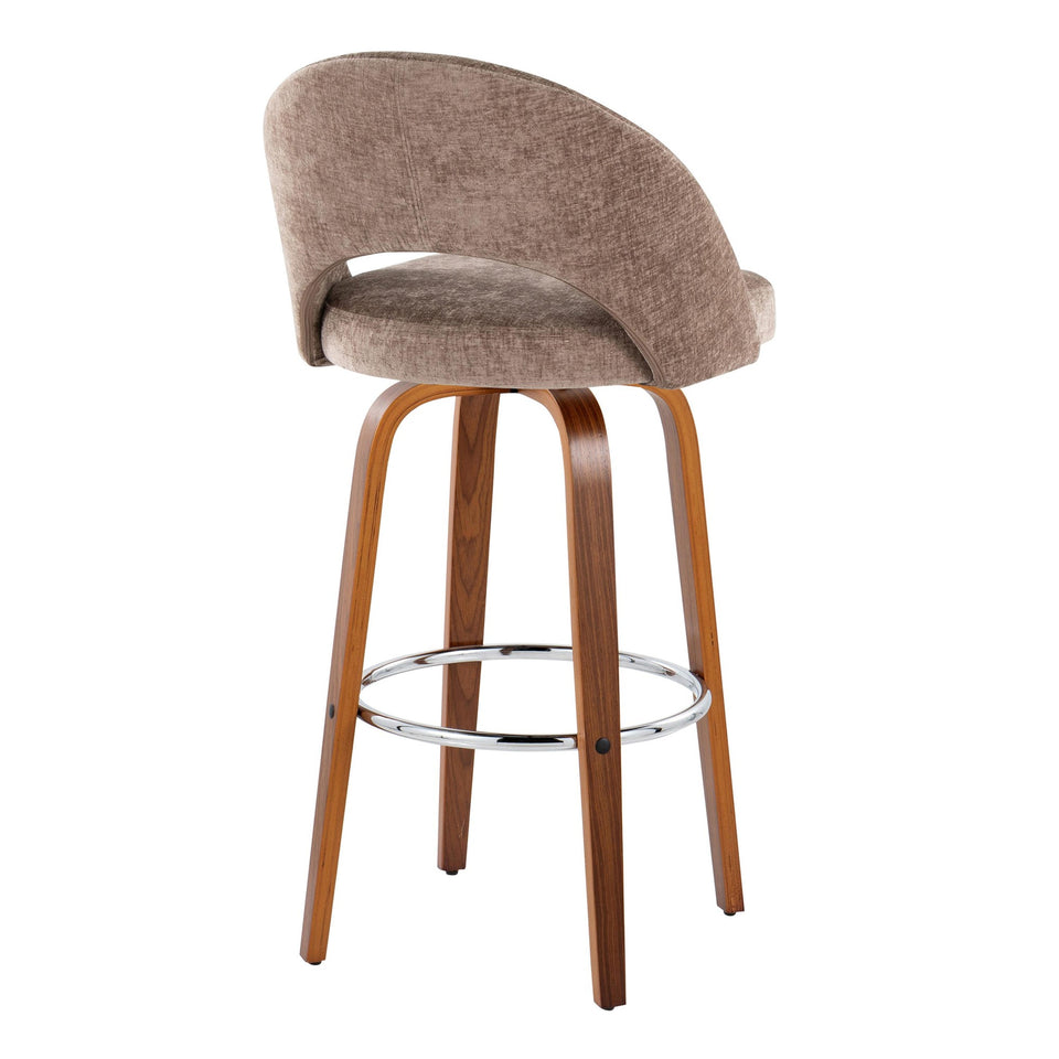 Renee Upholstered 30" Fixed-Height Barstool - Set of 2