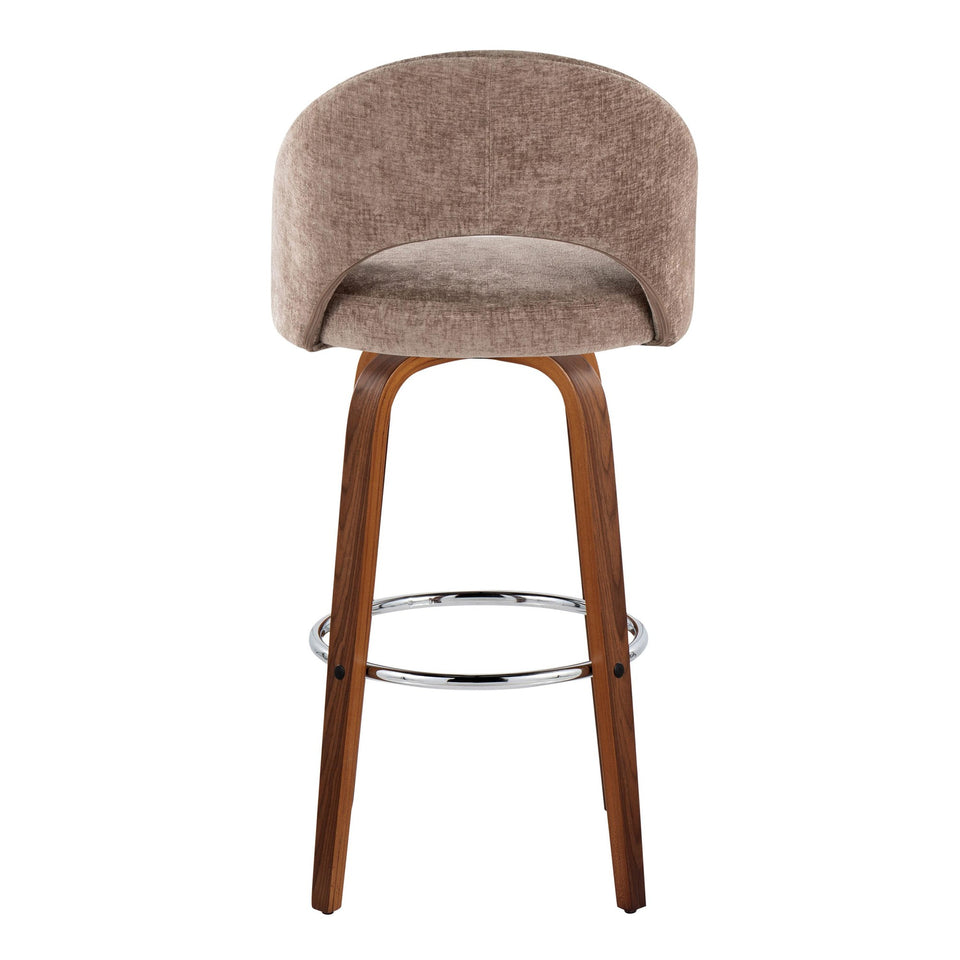 Renee Upholstered 30" Fixed-Height Barstool - Set of 2