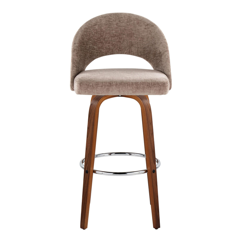 Renee Upholstered 30" Fixed-Height Barstool - Set of 2