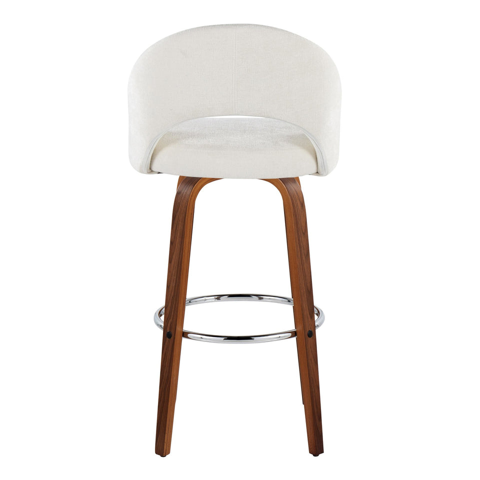 Renee Upholstered 30" Fixed-Height Barstool - Set of 2