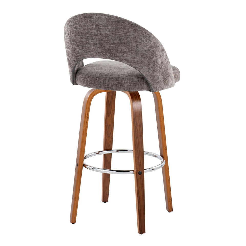 Renee Upholstered 30" Fixed-Height Barstool - Set of 2