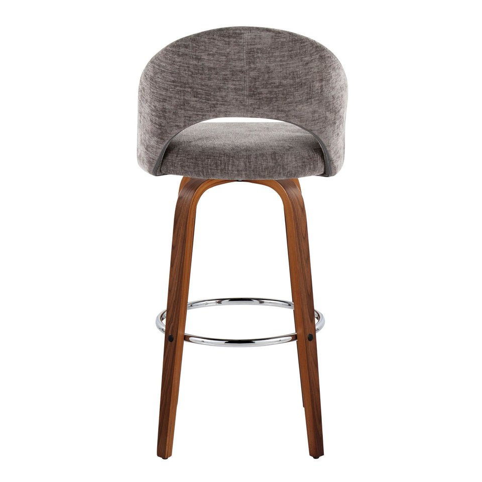 Renee Upholstered 30" Fixed-Height Barstool - Set of 2