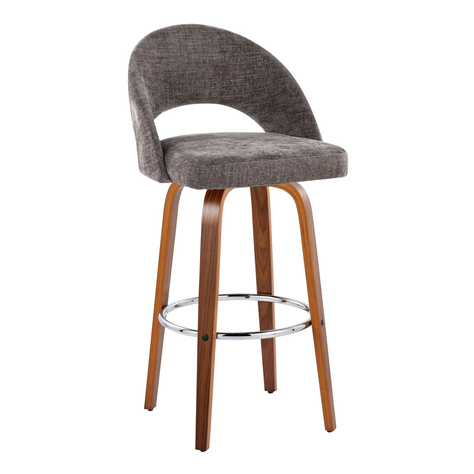 Renee Upholstered 30" Fixed-Height Barstool - Set of 2