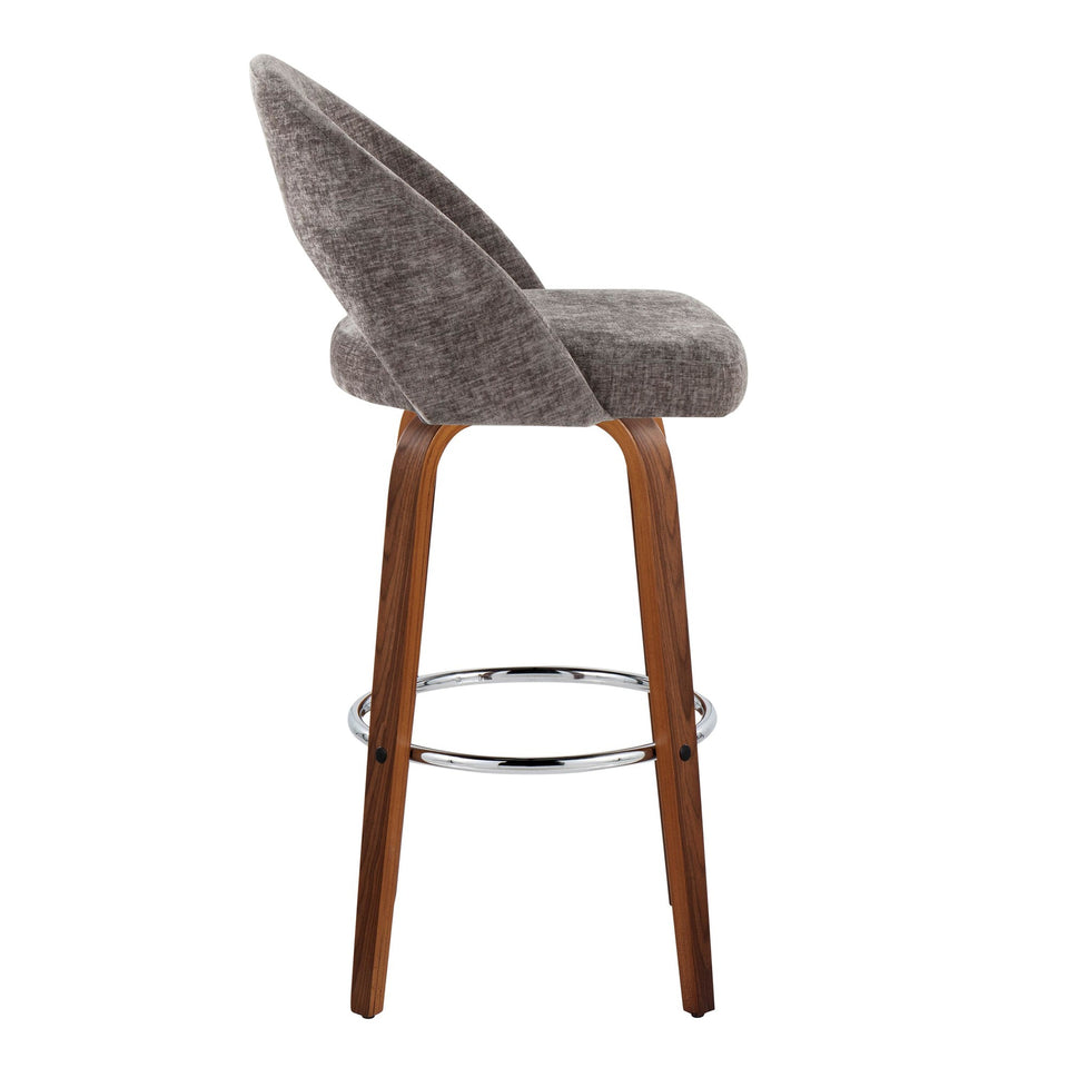 Renee Upholstered 30" Fixed-Height Barstool - Set of 2