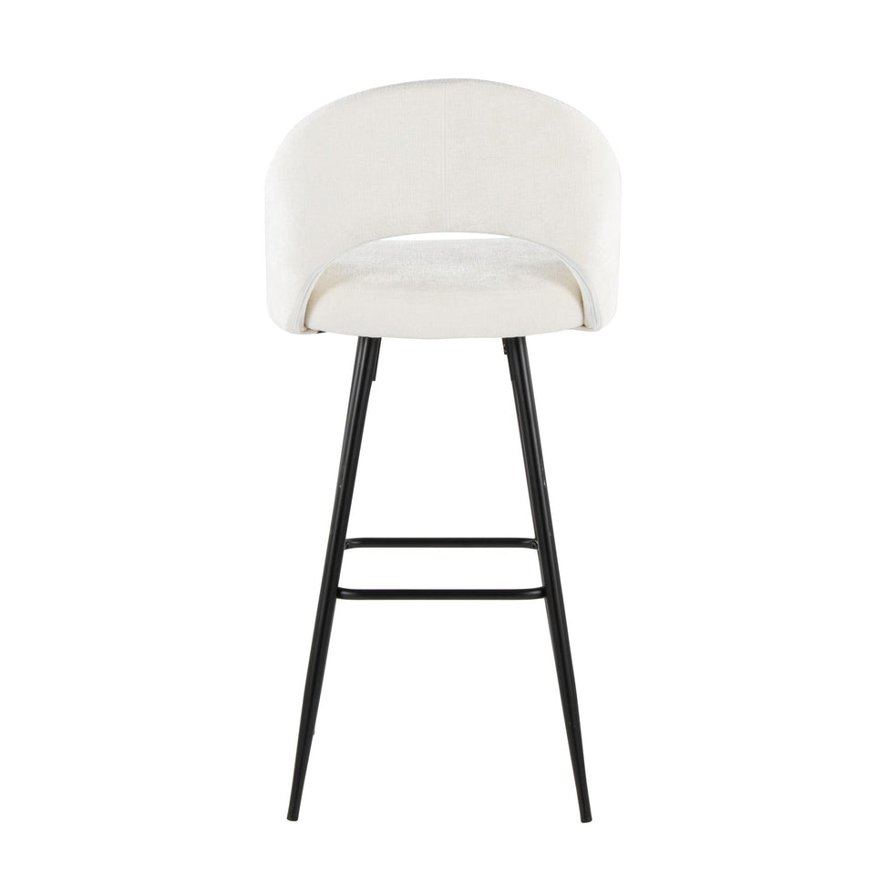 Renee Upholstered 30" Fixed-Height Barstool - Set of 2