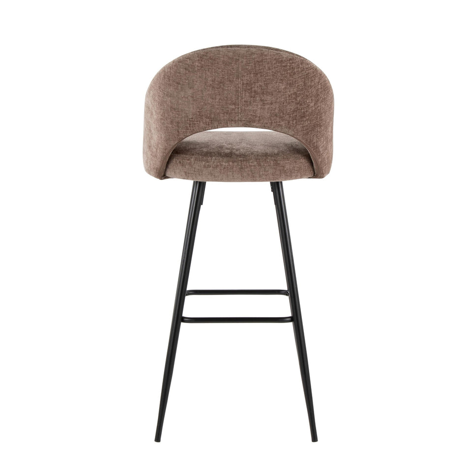 Renee Upholstered 30" Fixed-Height Barstool - Set of 2