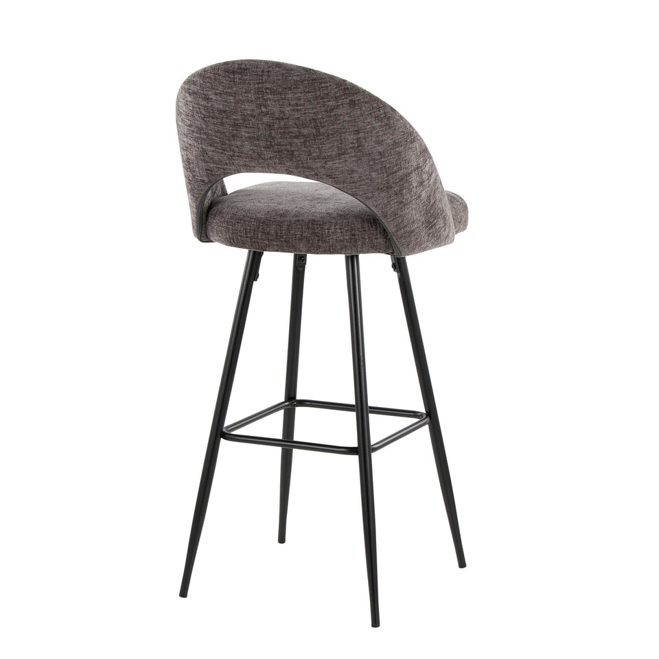 Renee Upholstered 30" Fixed-Height Barstool - Set of 2