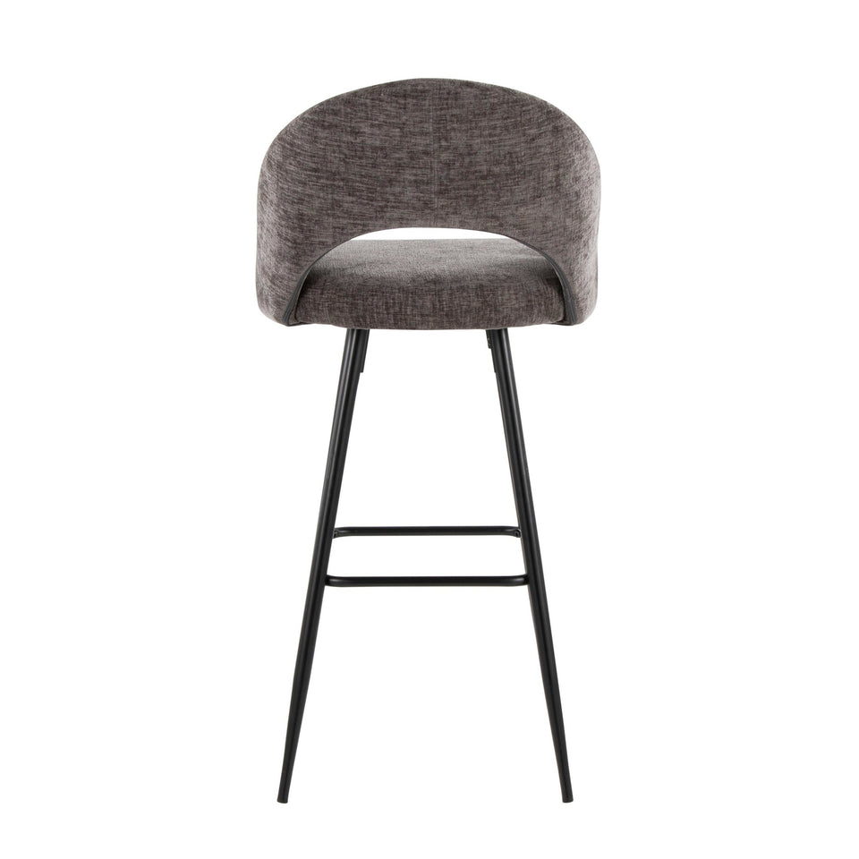 Renee Upholstered 30" Fixed-Height Barstool - Set of 2