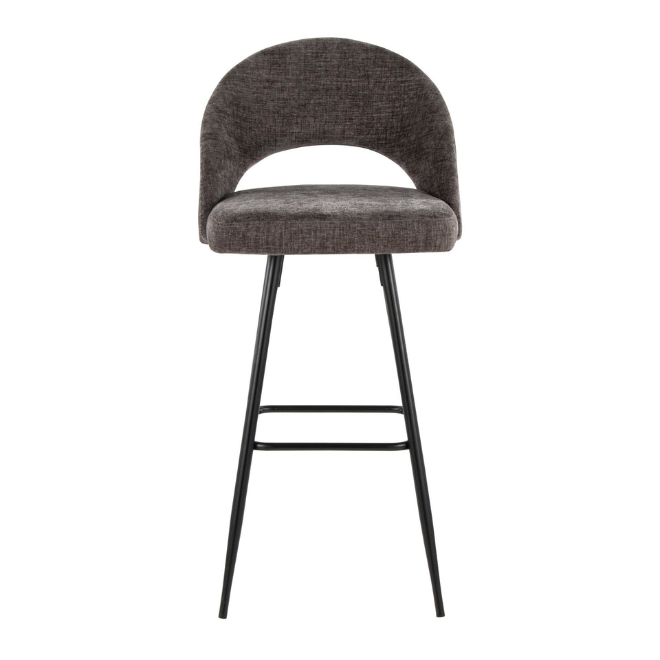 Renee Upholstered 30" Fixed-Height Barstool - Set of 2