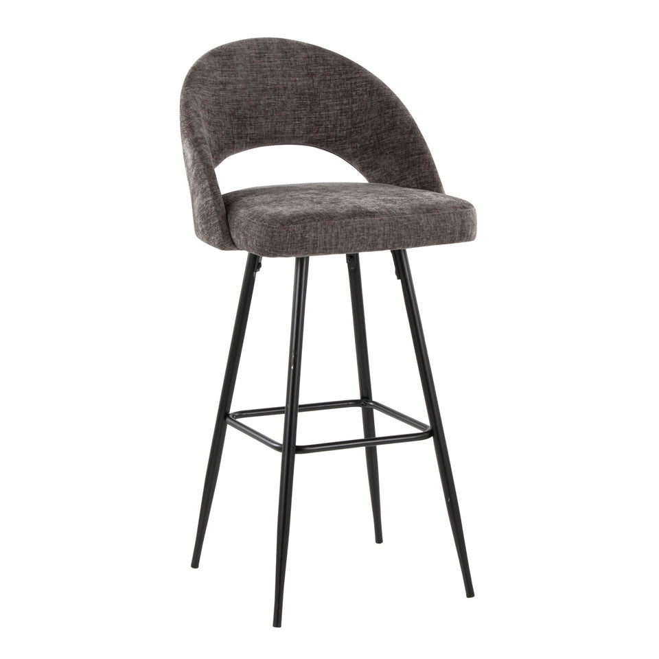 Renee Upholstered 30" Fixed-Height Barstool - Set of 2