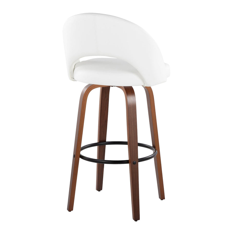 Renee Upholstered 30" Fixed-Height Barstool - Set of 2