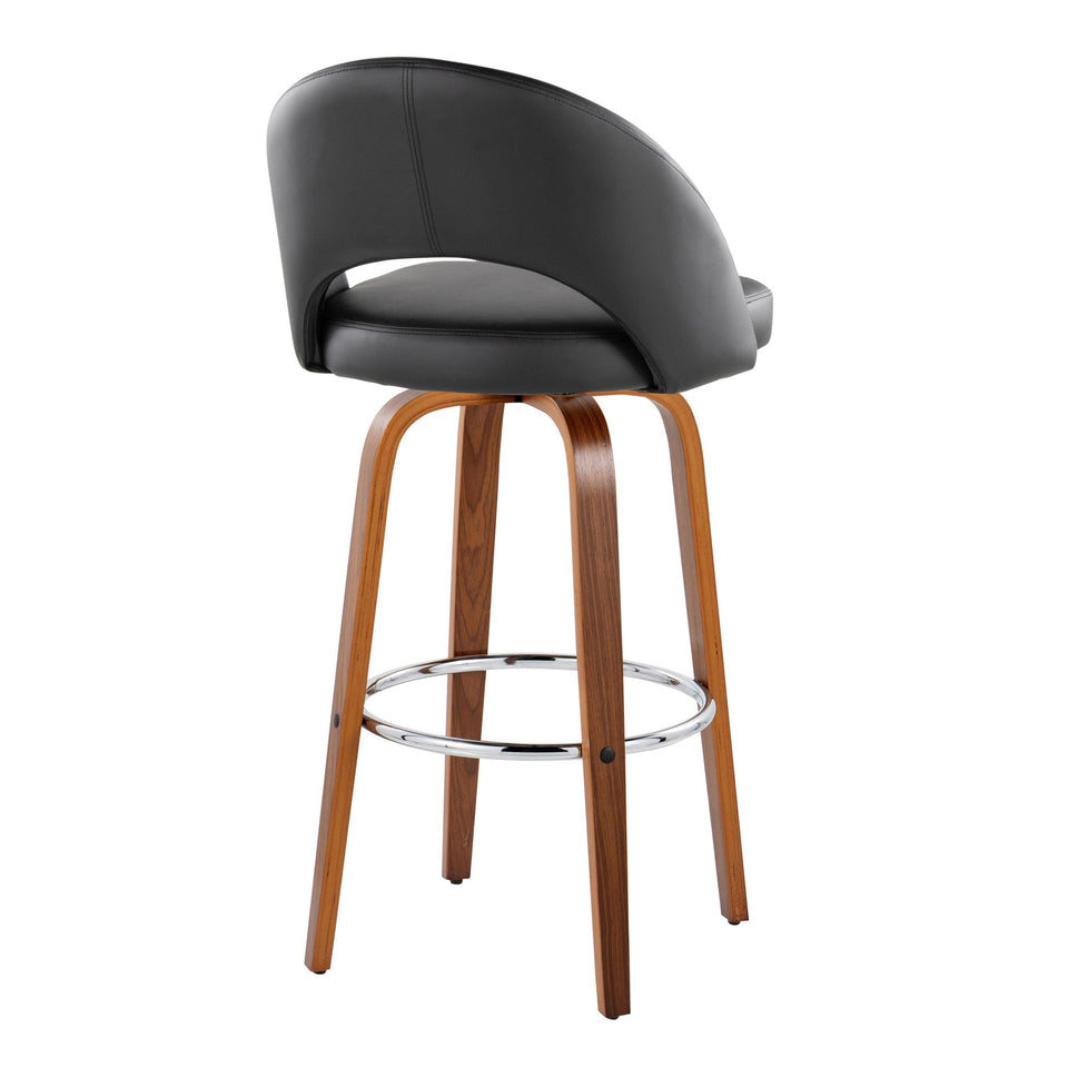 Renee Upholstered 30" Fixed-Height Barstool - Set of 2