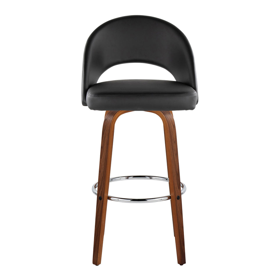 Renee Upholstered 30" Fixed-Height Barstool - Set of 2