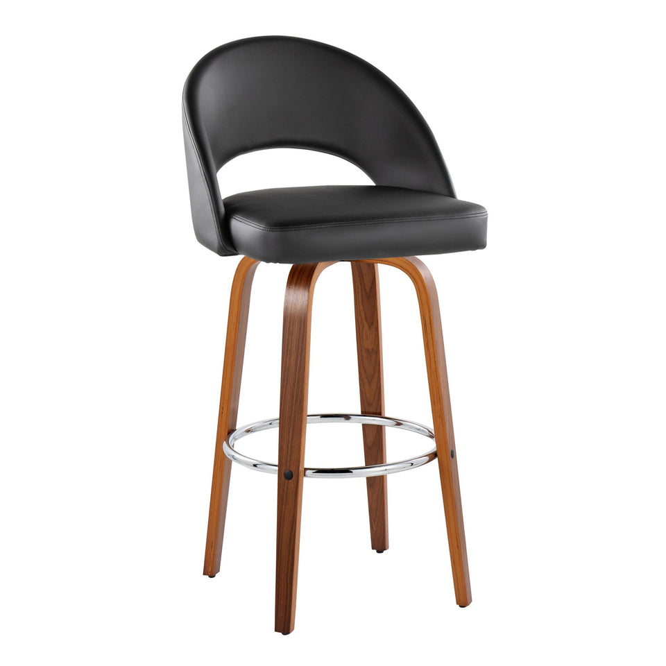Renee Upholstered 30" Fixed-Height Barstool - Set of 2