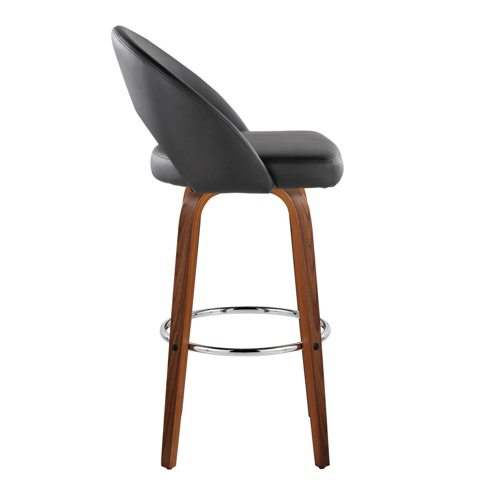 Renee Upholstered 30" Fixed-Height Barstool - Set of 2
