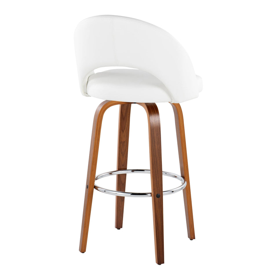 Renee Upholstered 30" Fixed-Height Barstool - Set of 2