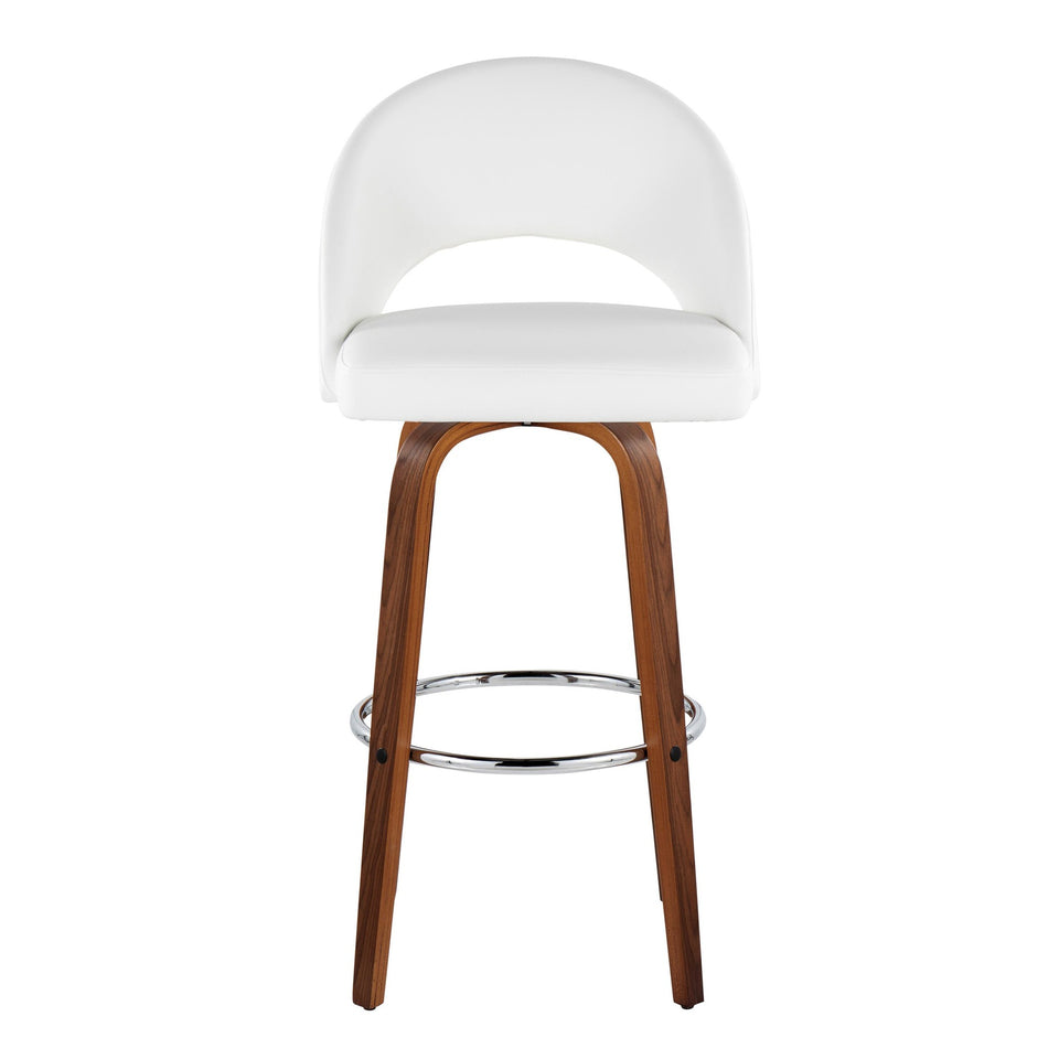 Renee Upholstered 30" Fixed-Height Barstool - Set of 2