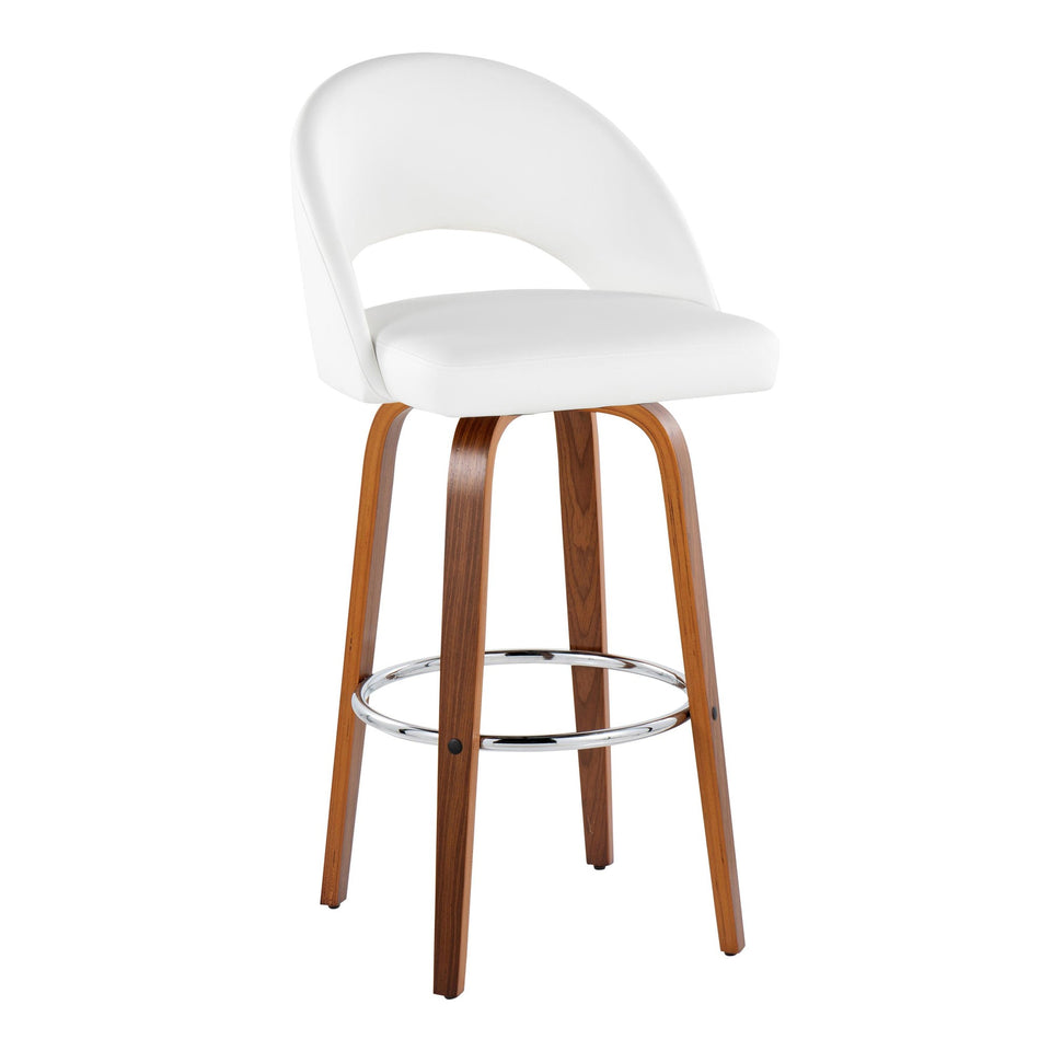 Renee Upholstered 30" Fixed-Height Barstool - Set of 2