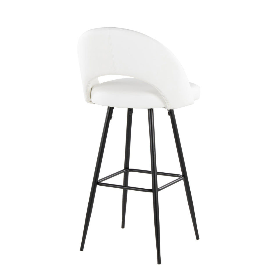 Renee Upholstered 30" Fixed-Height Barstool - Set of 2