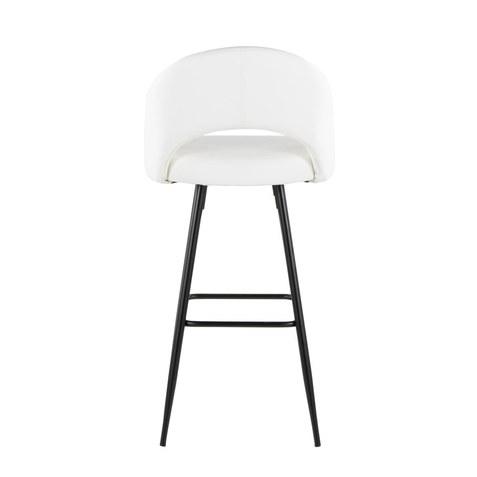 Renee Upholstered 30" Fixed-Height Barstool - Set of 2