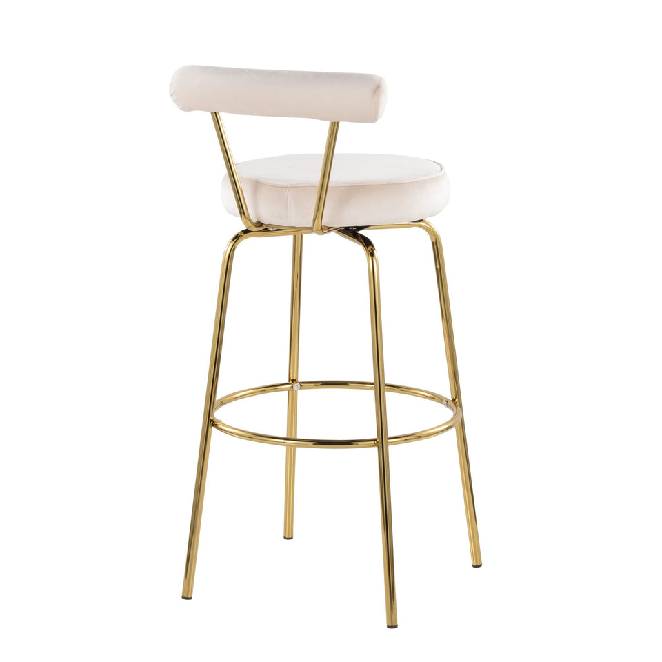 Rhonda 30" Fixed-Height Barstool - Set of 2