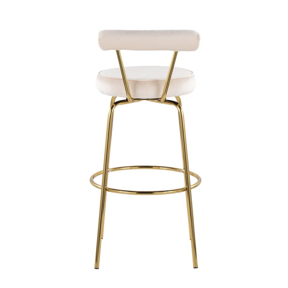 Rhonda 30" Fixed-Height Barstool - Set of 2