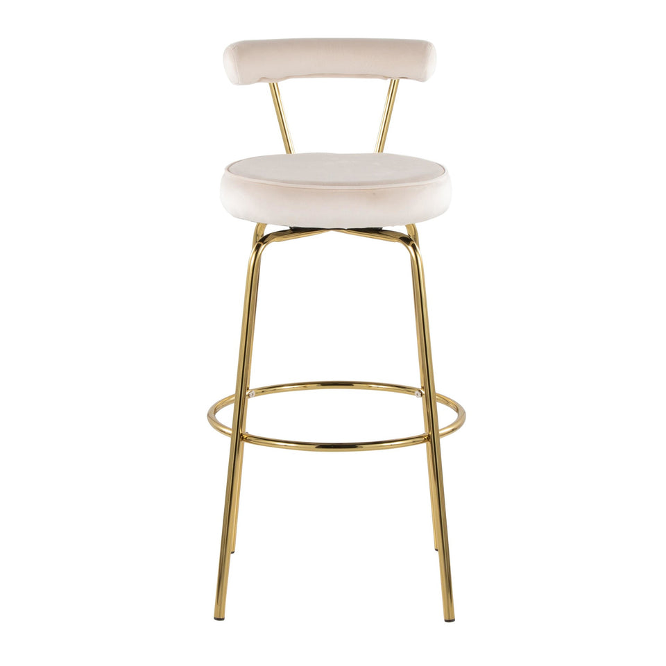 Rhonda 30" Fixed-Height Barstool - Set of 2