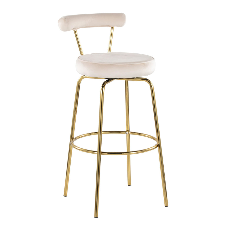 Rhonda 30" Fixed-Height Barstool - Set of 2