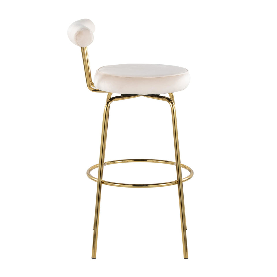 Rhonda 30" Fixed-Height Barstool - Set of 2