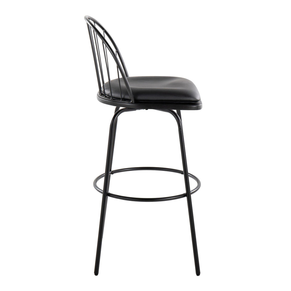 Riley Claire 30" Fixed-Height Barstool - Set of 2