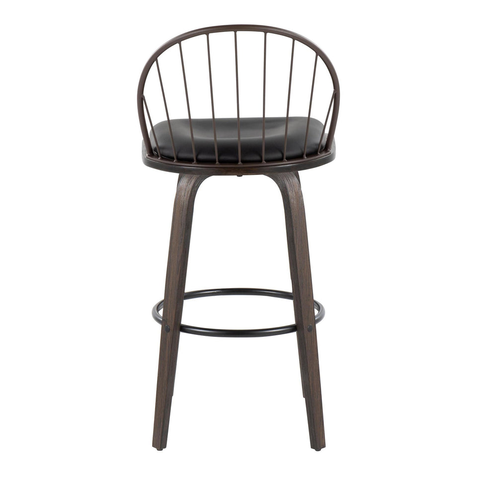 Riley 30" Fixed-Height Barstool - Set of 2