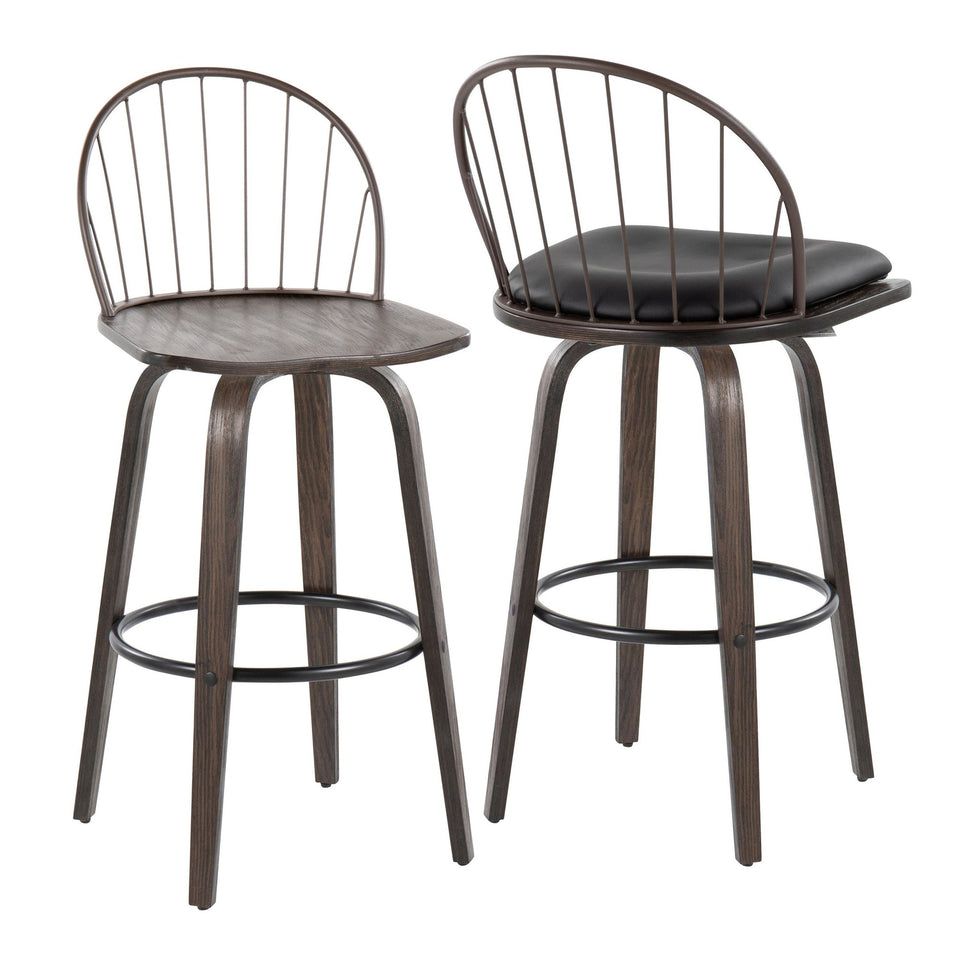 Riley 30" Fixed-Height Barstool - Set of 2