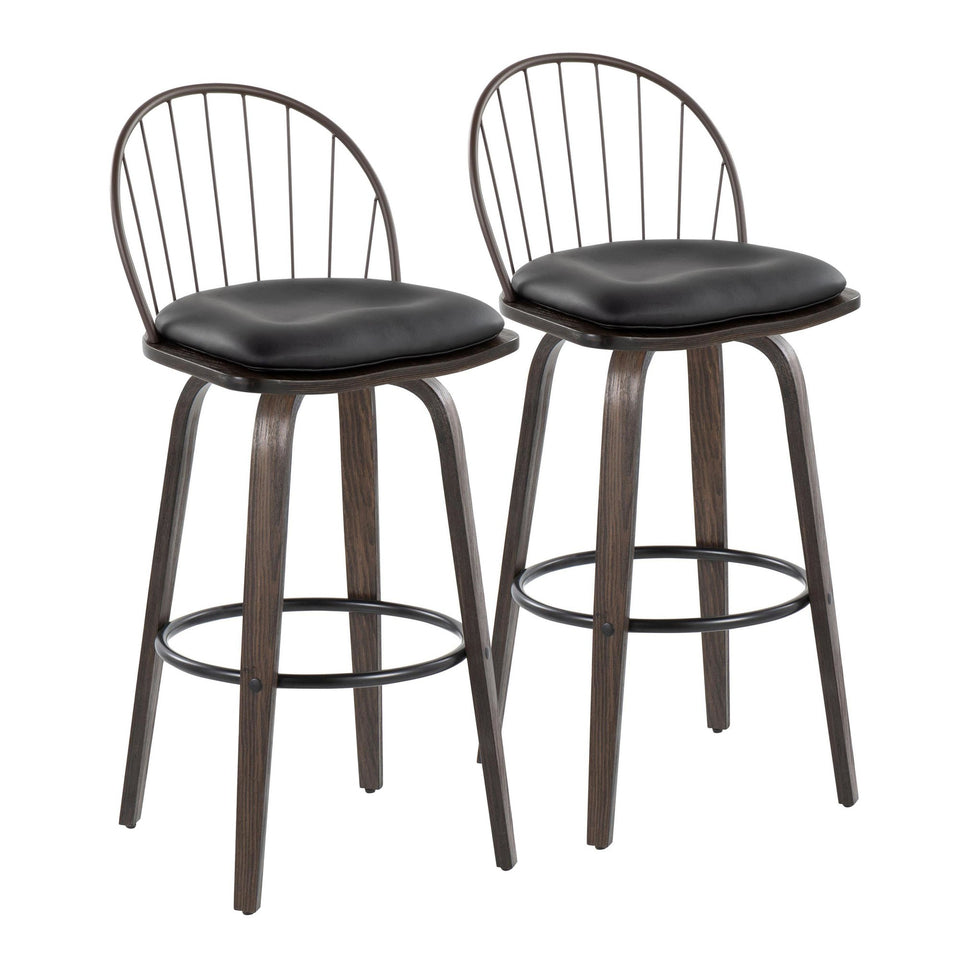 Riley 30" Fixed-Height Barstool - Set of 2