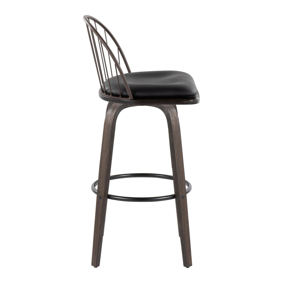 Riley 30" Fixed-Height Barstool - Set of 2