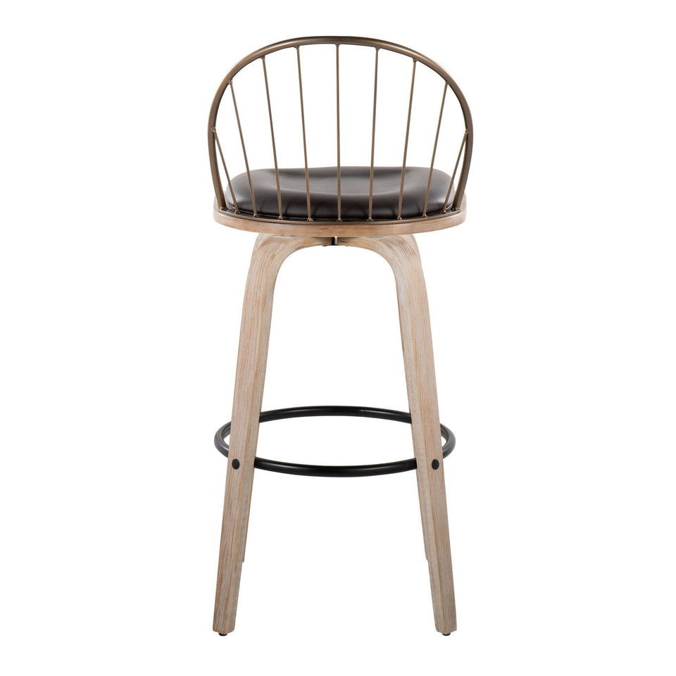 Riley 30" Fixed-Height Barstool - Set of 2