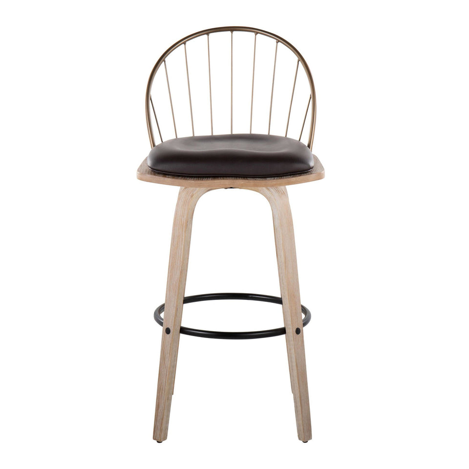 Riley 30" Fixed-Height Barstool - Set of 2