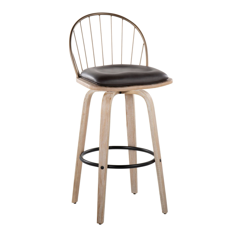 Riley 30" Fixed-Height Barstool - Set of 2