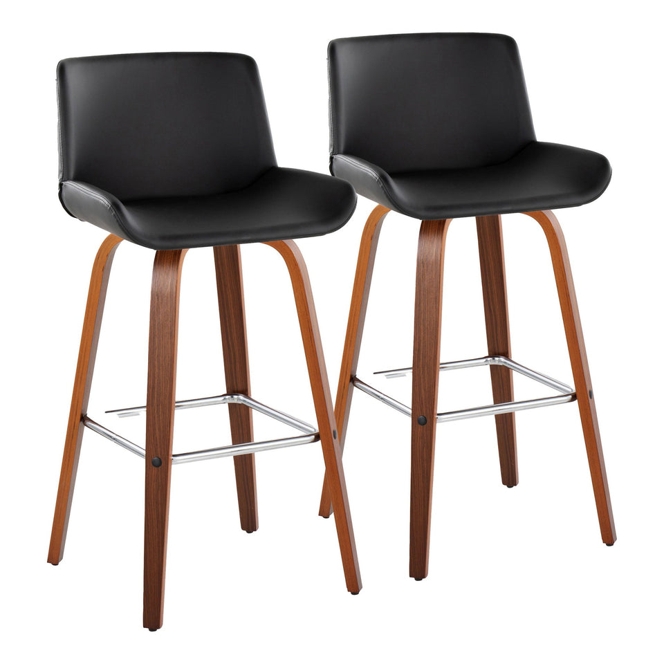 Santi 30" Fixed-Height Barstool - Set of 2