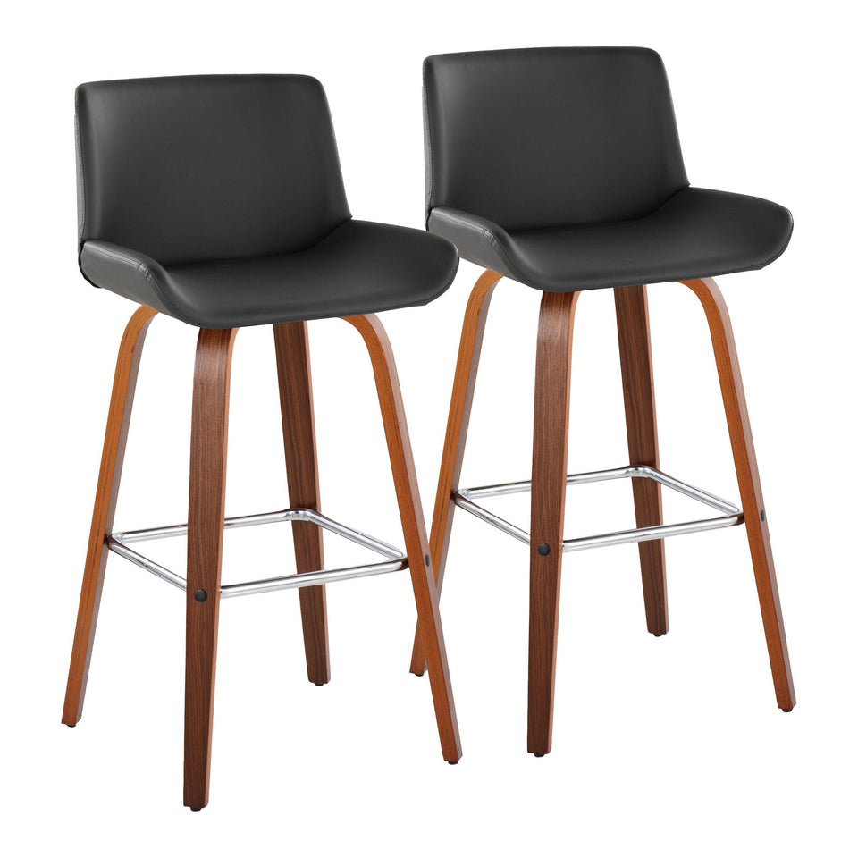 Santi 30" Fixed-Height Barstool - Set of 2