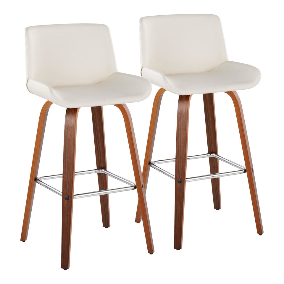 Santi 30" Fixed-Height Barstool - Set of 2